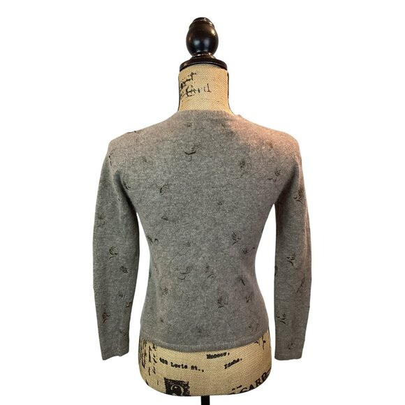 Classiques Entier Sweater Set Lambswool Knit Tank Top & Cardigan Womens XS Tan - Picture 5 of 16